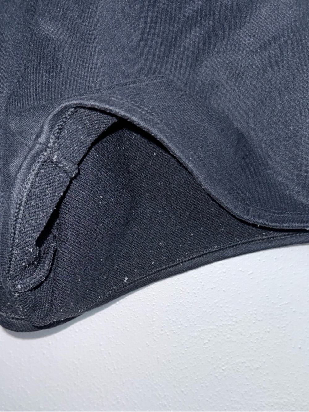 Nike Dri Fit Sweat Shorts Black Logo Waistband Mid-rise Athleisure Small Women’s - Picture 5 of 12
